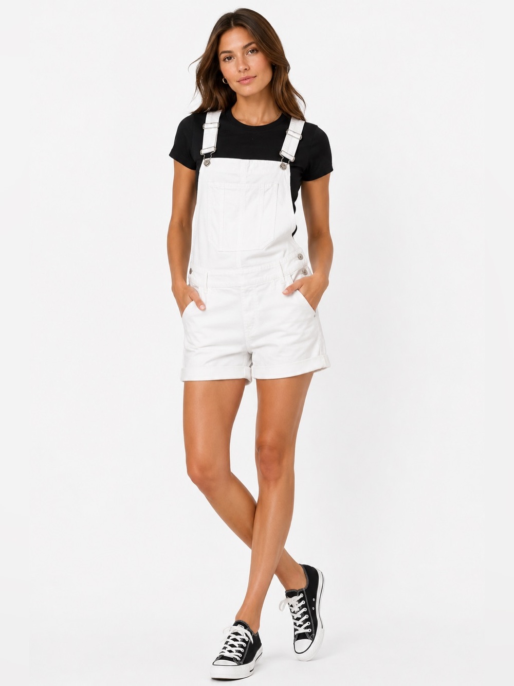NWT | Fiorucci | Short Overalls | White | Size 42 IT | XS